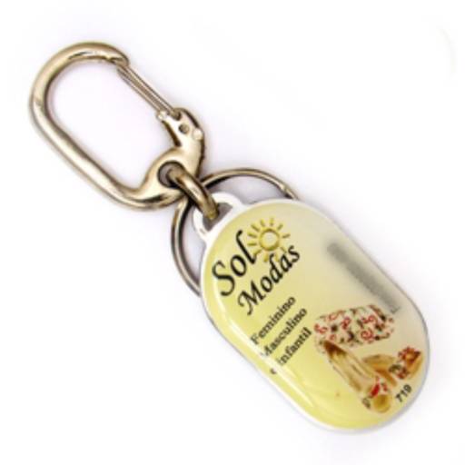 Chav. Chapinha Metálica COD 719 - Chapinha Oval em São José do Rio Preto, SP por Public Gráfica e Brindes