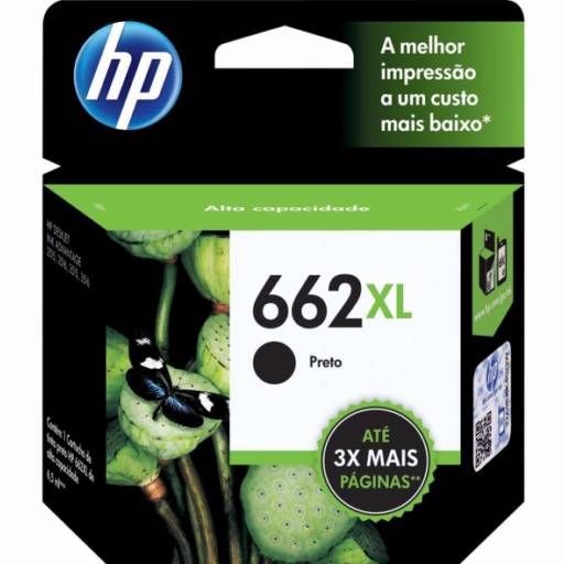 Comprar o produto de Cartucho original HP 662XL preto em Cartuchos pela empresa Toner & Cia Cartuchos em Foz do Iguaçu, PR por Solutudo