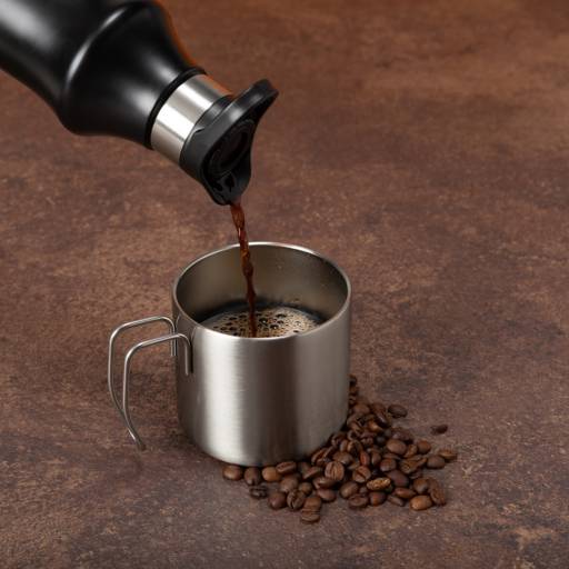 18634 Garrafa Térmica Inox 500ml em São José do Rio Preto, SP por Public Gráfica e Brindes