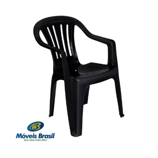Cadeira Plástica Cortiana por Móveis Brasil