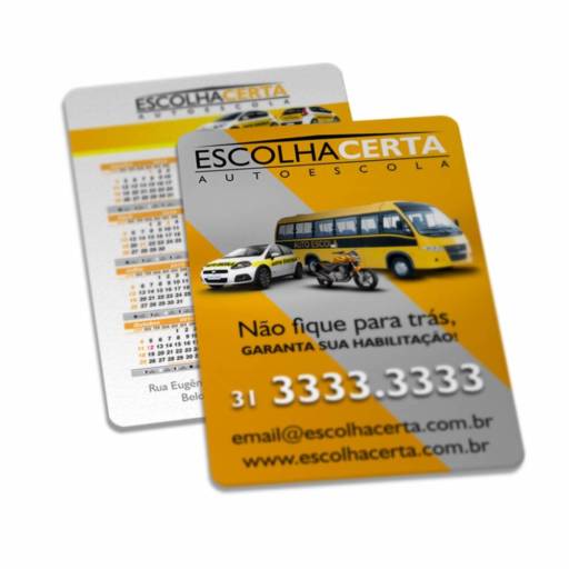 CALENDÁRIO DE BOLSO COUCHÊ 300G em São José do Rio Preto, SP por Public Gráfica e Brindes