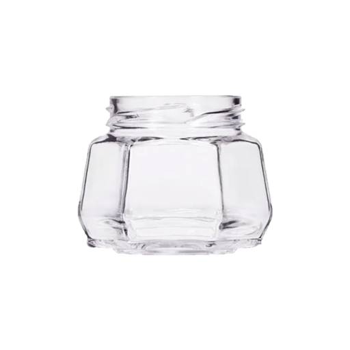 Pote de vidro 040ML SEXTAVADO em Foz do Iguaçu, PR por EmbalaFoz