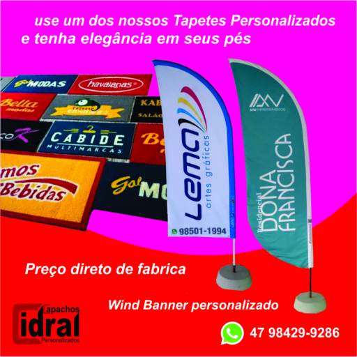 Comprar o produto de tapetes personalizados  em Para Todos pela empresa Cidral Capachos Personalizados em Joinville, SC por Solutudo