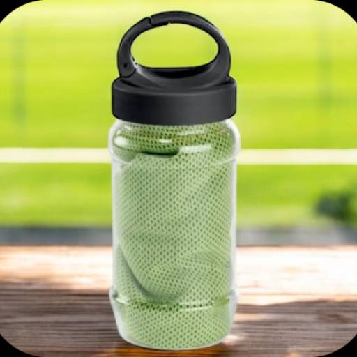 Toalha Para Esporte Com Garrafa