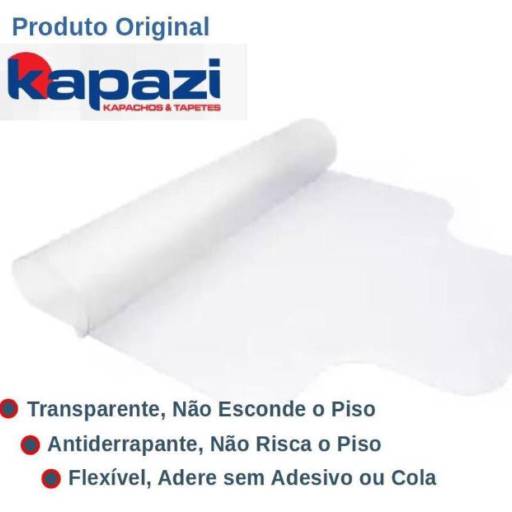 Protepiso Tapete Protetor de Piso Para Cadeira De Rodinha - Transparente 85cm x 120cm Kapazi em Curitiba, PR por Stylus buy Shop