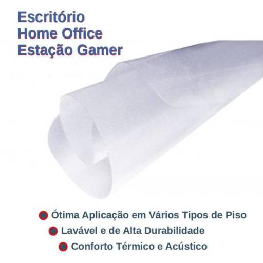 Protepiso Tapete Protetor de Piso Para Cadeira De Rodinha - Transparente 85cm x 120cm Kapazi em Curitiba, PR por Stylus buy Shop