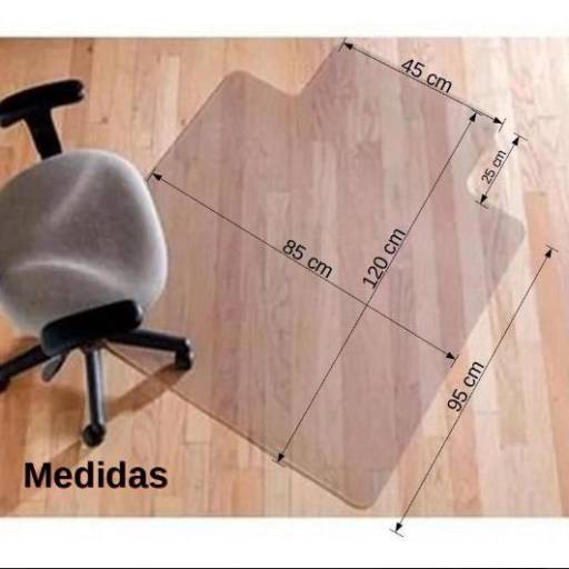 Protepiso Tapete Protetor de Piso Para Cadeira De Rodinha - Transparente 85cm x 120cm Kapazi em Curitiba, PR por Stylus buy Shop