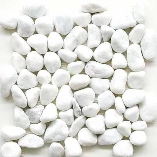 Comprar o produto de Seixo banco (pedra branca para jardim)  em Floriculturas pela empresa Botucatu Garden em Botucatu, SP por Solutudo