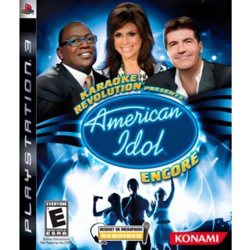Karaoke Revolution Presents: American Idol Encore - PS3 (Usado)