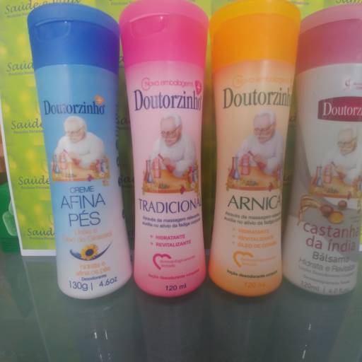 Doutorzinho- Creme Afina Pés/Tradicional/Arnica/Castanha da Índia por Saúde e Vida