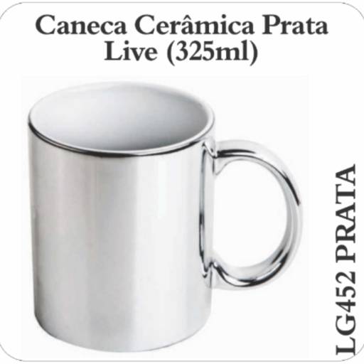 Comprar o produto de Canecas de Cerâmica Prata em Xícaras pela empresa Public Gráfica e Brindes em São José do Rio Preto, SP por Solutudo