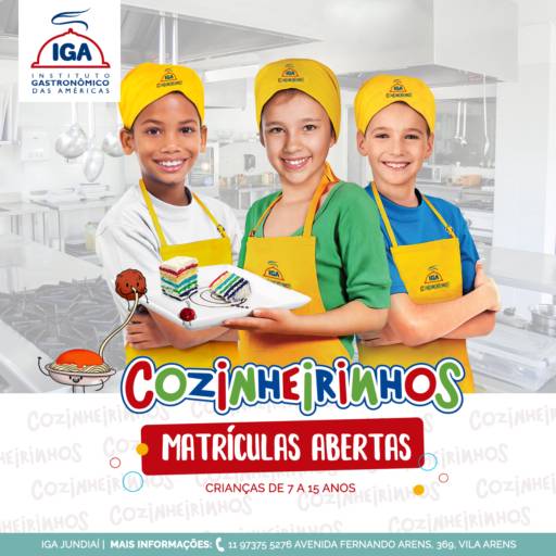 Cozinheirinhos por IGA - Instituto Gastronômico das Américas 