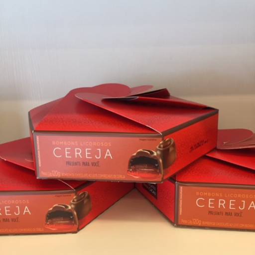 Caixa Bombons Cereja