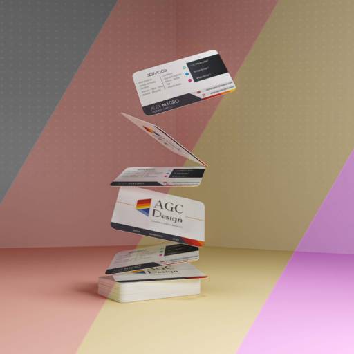 Cartão de Visita 4x4 cores em Botucatu, SP por AGC Design 