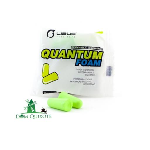 Protetor auricular de espuma sem cordão Quantum 17dB em Jundiaí, SP por Dom Quixote Equipamentos de Proteção Individual