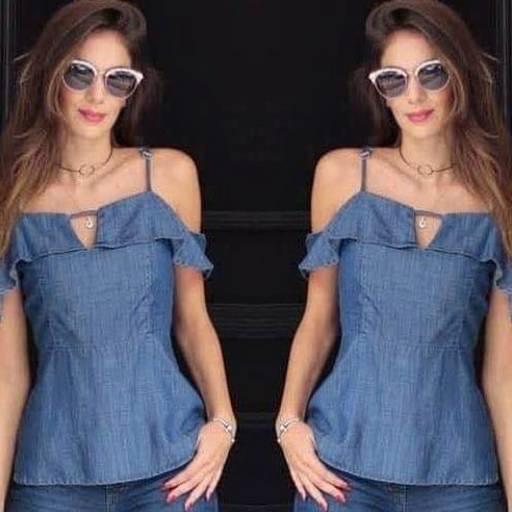 Ciganinha Jeans Acinturada (Última Peça Disponível no Tamanho: 38/40) por Blessing Store 