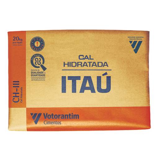 CAL HIDRATADA ITAU CH-III 20 KG por Construlider - Almeida Materiais para Construção