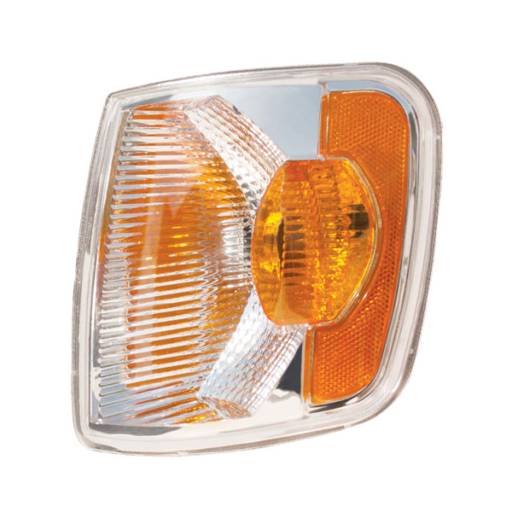 Lanterna direcional e delimitadora com lente em acrílico e sem soquete tipo MB Atron - LD - Cristal