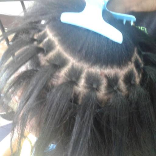 alongamentos de cabelo por Raça e Raiz