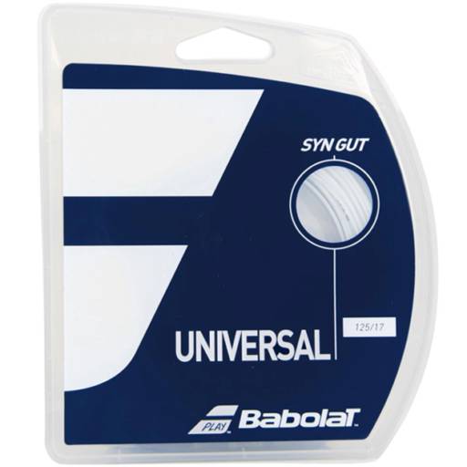 Corda Babolat Synthetic Gut Universal 17L 1.25mm Branca - Set Individual por Léo Tennis Atibaia - Aula de Tênis e Locação de Quadra de Tênis
