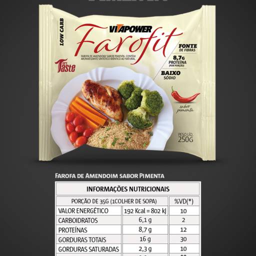 Farofa Fit Vitapower por Center Fit Suplementos 