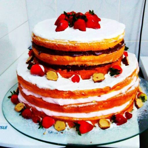Bolo Naked Cake por Marta Doces e Salgados