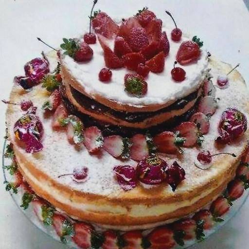 Bolo Naked Cake por Marta Doces e Salgados