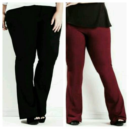 Comprar o produto de Calça Flare TAM 50 e 52... Preta e Marsala em A Classificar pela empresa Katina Modas e Acessórios em Botucatu, SP por Solutudo