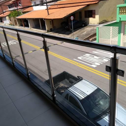 Corrimão, guarda corpo de vidro por Serralheria Spaço Corrimão