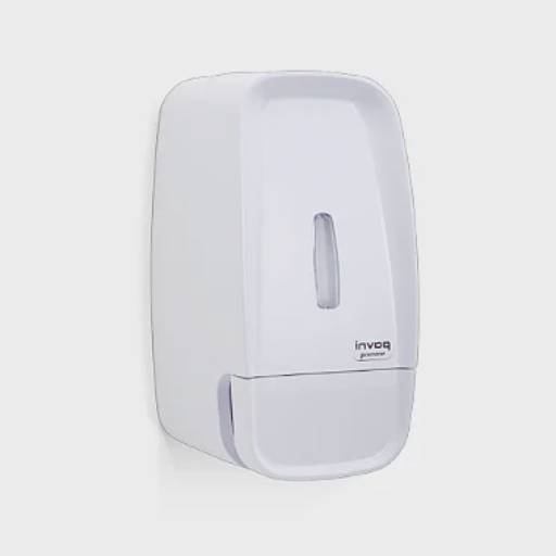 Saboneteira Invoq Branca Compacta para Sabonete Espuma | Premisse em Foz do Iguaçu, PR por EmbalaFoz Tudo em Embalagens