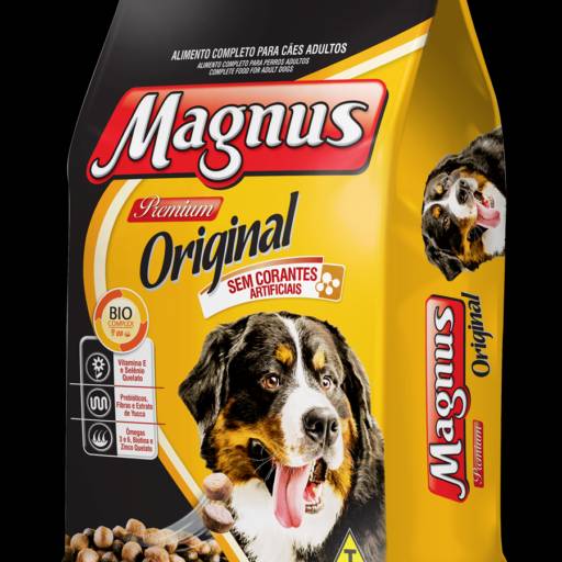 Comprar o produto de Magnus Premium Original Cães Adultos em A Classificar pela empresa Mundo Animal Petshop em Santa Cruz do Rio Pardo, SP por Solutudo
