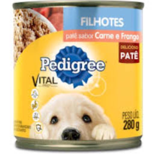 Pedigree Lata Patê de Carne e Frango para Cães Filhotes - 280g - Pedigree por Casa Jomele