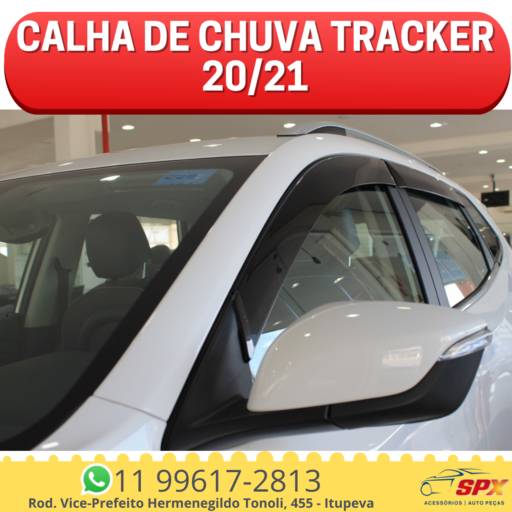  Calha de Chuva Tracker 20/21 em Itupeva, SP por Spx Acessórios e Autopeças