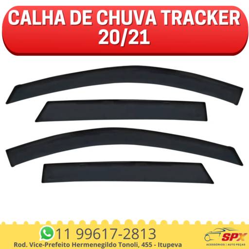  Calha de Chuva Tracker 20/21 em Itupeva, SP por Spx Acessórios e Autopeças