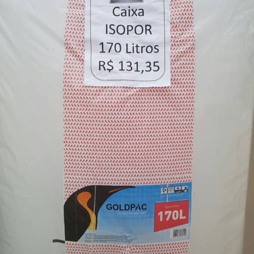 Comprar o produto de CAIXA DE ISOPOR 170L GOLDPAC em A Classificar pela empresa Pit Stop Bebidas e Cia em Caraguatatuba, SP por Solutudo