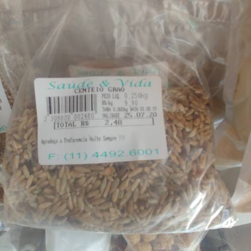 Centeio grão por Saúde e Vida