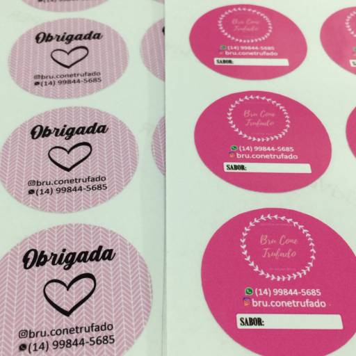 Adesivo para Embalagem - 100 unidades (4 cm)