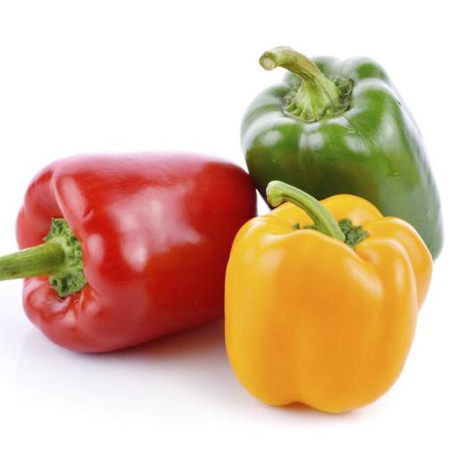 Pimentão verde/vermelho/amarelo por Quitanda da Vila 