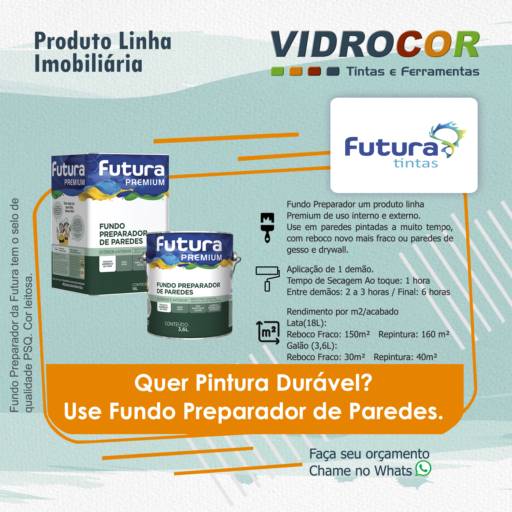 Futura Fundo Preparador - Vidrocor Tintas