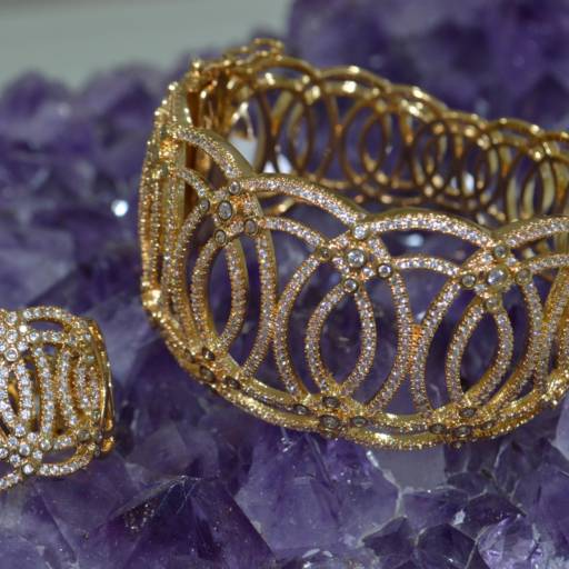 Conjunto anel e pulseira