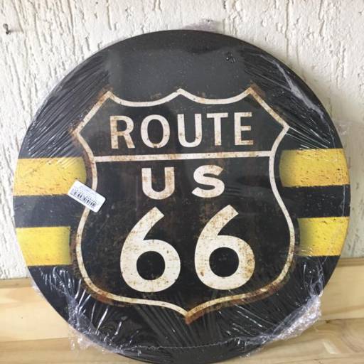 Placa Decorativa Redonda por Casa Renove Decoracoes