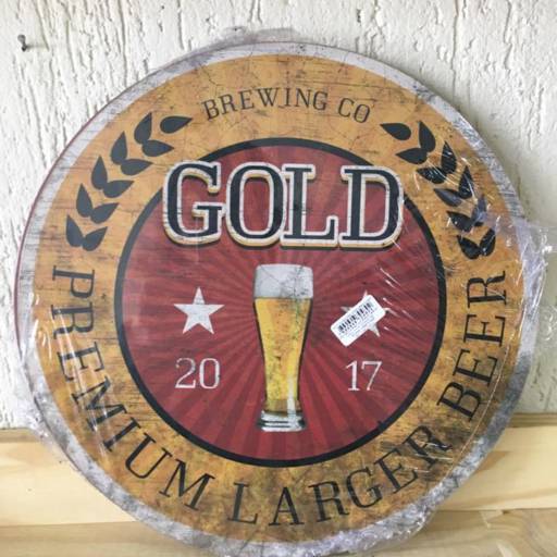 Placa Decorativa Redonda por Casa Renove Decoracoes