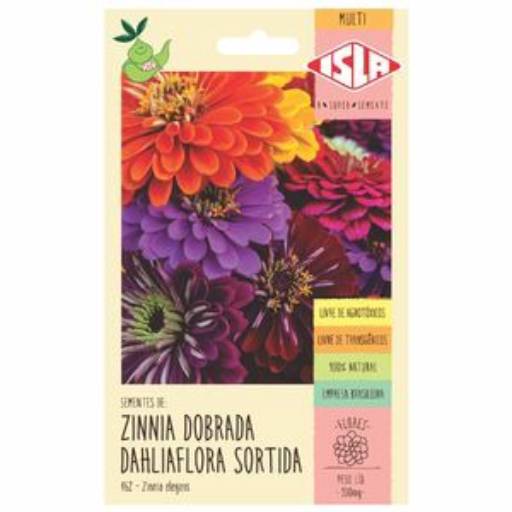 Comprar o produto de semente zinia dobrada dahliaflora sortida  em A Classificar pela empresa Botucatu Garden em Botucatu, SP por Solutudo