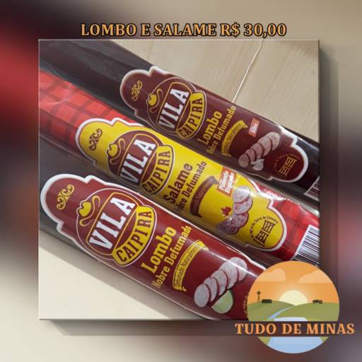 Comprar o produto de Lombos e Salame em Alimentos e Bebidas pela empresa Tudo de Minas em Boituva, SP por Solutudo