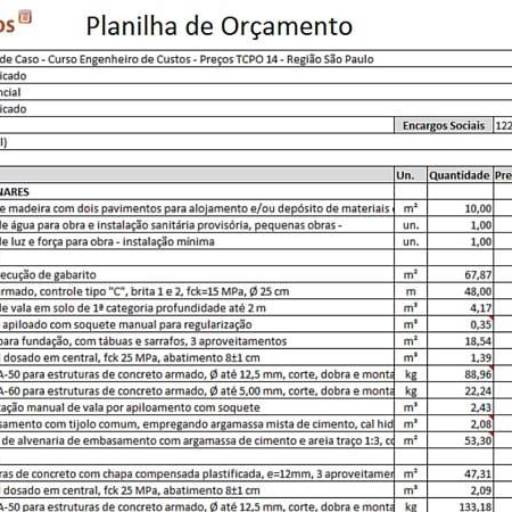 Comprar o produto de Planilha Orçamentária em Construção pela empresa Quantum Arquitetura & Urbanismo em Aracaju, SE por Solutudo