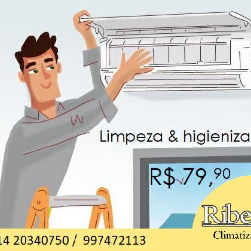 Comprar o produto de Limpeza & higienização em Manutenção pela empresa Ribeiro Climatização em Ourinhos, SP por Solutudo