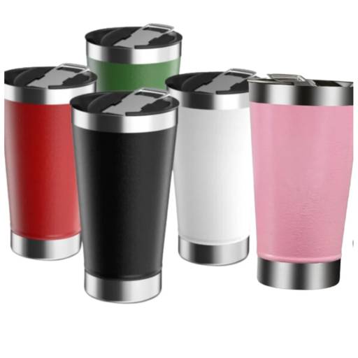 Copo Termico 500ml Aço Inox C/ Tampa E Abridor de garrafa em Bauru, SP por Toner e Cartuchos Dalmeida Distribuidora