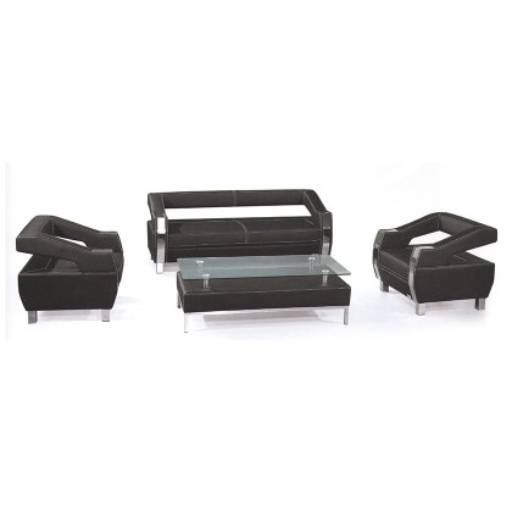 CONJUNTO SOFÁ COMERCIAL por Delarrara Design da Construção