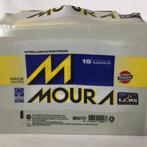 Comprar o produto de Bateria Moura M90TD - 90AH em Baterias pela empresa Casa das Baterias em Foz do Iguaçu, PR por Solutudo