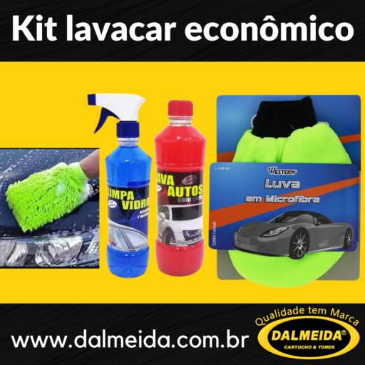 Comprar o produto de KIT LAVACAR ECONÔMICO em Acessórios de Carros pela empresa Toner e Cartuchos Dalmeida Distribuidora em Bauru, SP por Solutudo